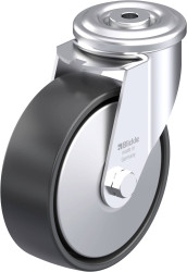 Blickle 441642 LER-PP 150G-FA Rolka obrotowa z blachy stalowej Średnica koła: 150 mm Maksymalne obciążenie: 300 kg 1 szt