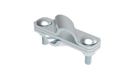 Złącze Krzyżowe Skośne Pręt-Pręt 3-Elem. Stal Ocynkowana Galwanicznie 116.5...