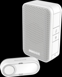 DC311S Wireless gong with bell button, white