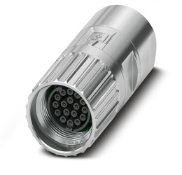 Złącze wielostykowe przemysłowe 17-pinowe M17 Montaż na kablu Gniazdo Phoenix Contact