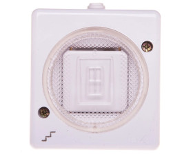 TROL Łącznik hermetyczny schodowy IP44 biały 100406