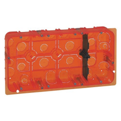 Puszka do betonu 142mm 284x50mm czerwony Batibox 080128