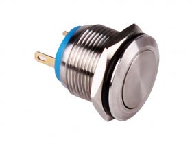 Przycisk wandaloodporny PBW-16BK monostabilny płaski