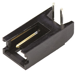 Listwa stykowa PCB 2-pinowe AMPMODU MOD II raster: 2.54 mm Kąt prosty 1-rzędowe TE Connectivity Otwór przelotowy750 V W