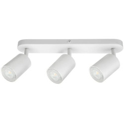 Lampa Oprawa SIENA-ALU-W/W 3xgu10 biała z białym przegubem