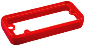 Aperture, PC, (L x W x H) 129.01 x 55.12 x 10.49 mm, red, for series 1455Q, 1455QPLTRD