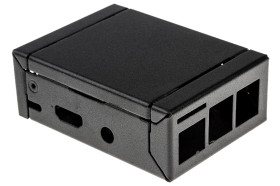 Obudowa Raspberry Pi do Raspberry Pi 2, Raspberry Pi 3 nVent SCHROFF Metal Czarny 32 x 65.5 x 89.5mm