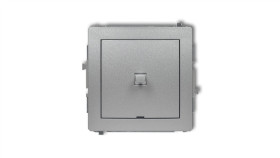 Deco Łącznik Jednobiegunowy W Stylu Amerykańskim Srebrny Metalik 7Dwpus-1