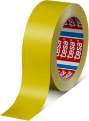 Packaging tape, 38 x 0.067 mm, PVC film, yellow, 66 m, 60404-00039-00