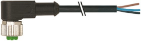 Przewód czujnik-siłownik Złącze A M8 długość 3m Rodzaj A Żeńskie