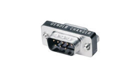 Złącze D-Sub 9-pinowe Męskie do żeńskiego Proste Montaż lutowniczy raster 2.77mm