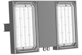 Oprawa przeciwwybuchowa EXL380LED 93W 14106lm 4000K IP65 EXL380LED-090-E8-35E-30-11M20-NIRO-GL
