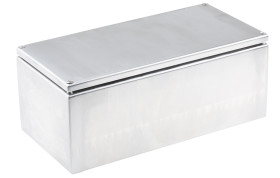 Skrzynka zaciskowa Stal nierdzewna 300 x 150 x 120mm Niemalowany IP66 RS PRO