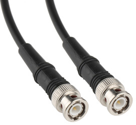 Kabel koncentryczny złącze A BNC złacze B BNC długość 2m typ kabla RG58C/U Z zakończeniem