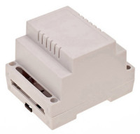 Z-100J Obudowa z tworzywa Z100J wymiary: 89.3x64.7x69.7mm - mocowana na szynę - jasna - polistyren