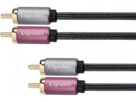 Kabel 2RCA-2RCA 1.8m Kruger&Matz