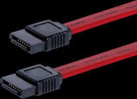 SATA12 Cable SATA 6 Gb/s fe. > SATA fe., 30 cm, red
