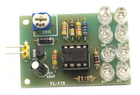Migające diody LED - zestaw do samodzielnego montażu DIY KIT