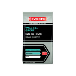 Evo-Stik 30812722 Tile A Wall Fast Set Grout White 500g