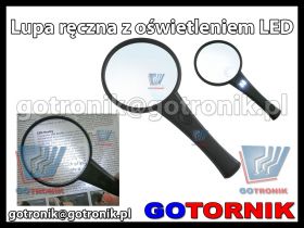 Lupa ręczna z oświetleniem LED