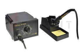Stacja lutownicza Yihua 936A 50-100W mocna grzałka 200-480 st.C, ESD SAFE
