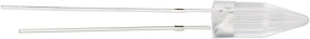 Dioda LED THT TRU COMPONENTS 1557271, żółty, okrągły, 5 mm, 1560 mcd, 60 °, 20 mA, 2 V