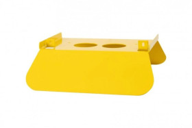 Stelaż rozdzielni metalowy żółty