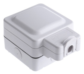 Gniazdo wtykowe Typ G - brytyjski natynkowe MK Electric 13A