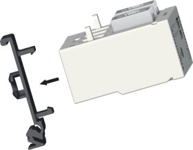 DIN rail mounting clip (x10) for DIRIS D