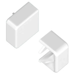 Zakończenie do Kanału Kablowego MKE ZAK 11x15mm 1 sztuka Białe AKS Zielonka