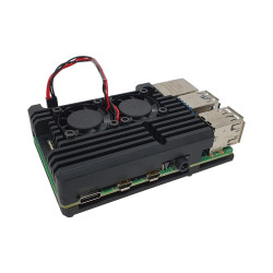 Dual Fan Heatsink Case for Raspberry Pi 4