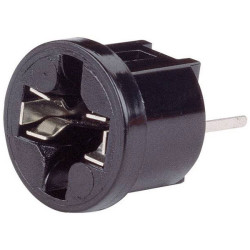 TRU COMPONENTS 1570137 Bulb holder Socket mini bulbs soldering pin 1 pc