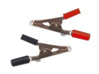 KROK-WBR Krokodyl z wkrętem i z izolacja - czarny+czerwony