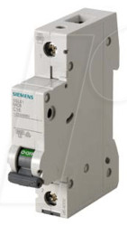 5SL6116-6 Circuit breaker, B 16 A, 1-pole