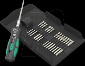 05075851001 Torque wrench bit set, 2 - 6 Nm, 1/4" hexagonal, 16-piece