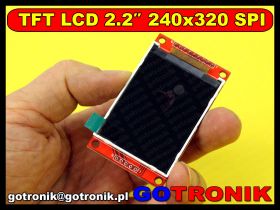 Wyświetlacz LCD TFT przekątna 2.2" ILI9341