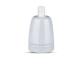 VT-799 Oprawka porcelanowa trzonek: E27 szary 3800 V-TAC