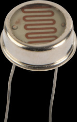 PGM1203-MP LDR, 250mW, 18..50kOhm, 560nm, 250VDC, ØLED: 12mm