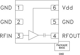SMT Low Noise Amplifier, 2.3 to 2.7 GHz