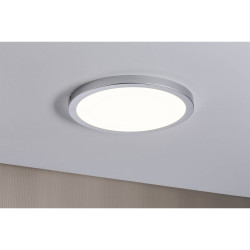 Paulmann 70865 Atria LED Panel 22W Warm White Chrome Matt Flat Design