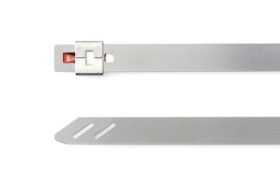 Opaski kablowe długość 369mm szerokość 8,9 mm HellermannTyton Stal nierdzewna 304