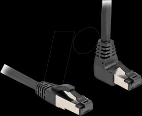 80398 Patchcable Cat.8.1 S/FTP upwards angled / straight 10 m