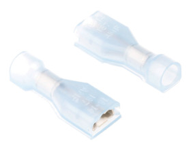 Konektor płaski Żeński 4.75 x 0.51mm długość 0.855cal Izolacja: Izolowane Cyna