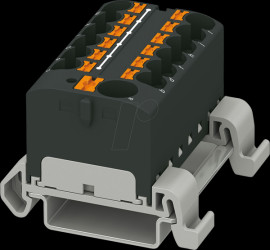 3273760 PTFIX 10/12X4-NS35A BK - distribution block