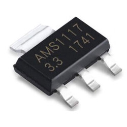 AMS1117-3.3 stabilizator napięcia liniowy SMD SOT-223 1A 3.3V