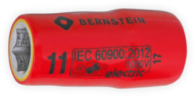 VDE 3/8 inch socket wrench, 11 mm, L 45 mm, 16-486 VDE