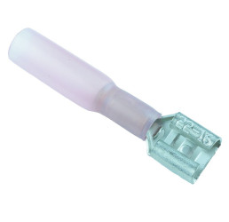 Red Heat Shrink 6.3mm Female Spade Crimp Connector
