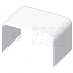 Łącznik prosty EKE 100x60mm biały KOPOS