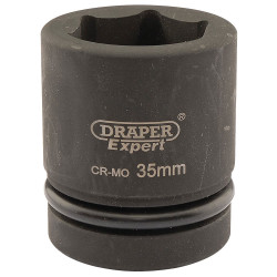 Draper Expert 05115 Expert 35mm 1&quot; Square Drive Hi-Torq&#xAE; 6 Point Impact Socket