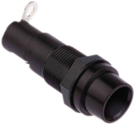 Oprawa bezpiecznikowa montowana w tablicach Montaż panelowy rozmiar: 6.3 x 32mm 10A 250V ac Szybkozłącze, końcówka